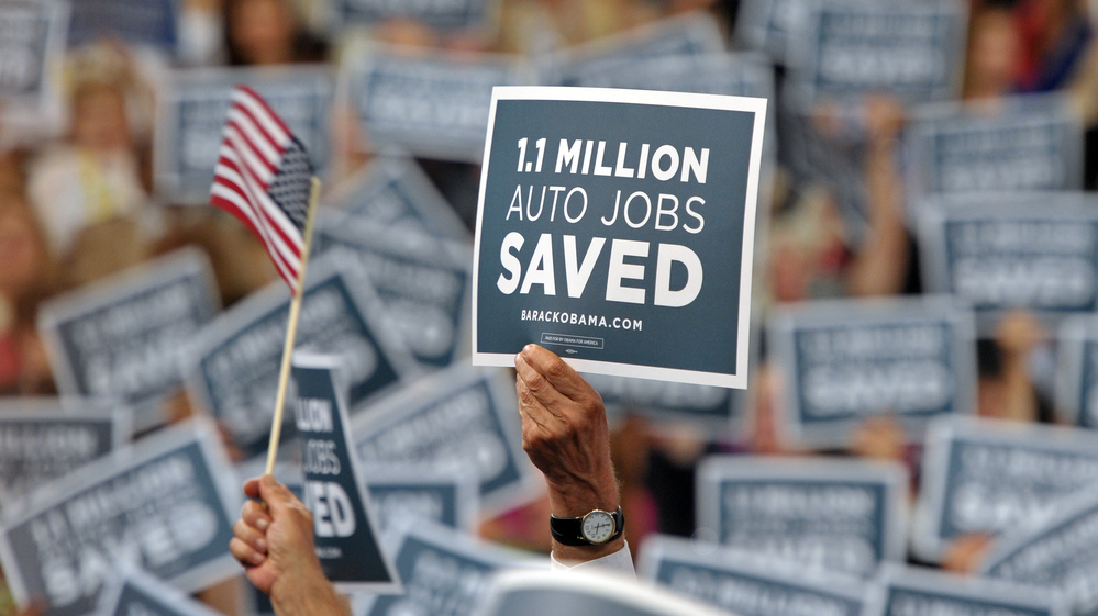 Democrats say the economy is growing and jobs consistently are being added. But Republicans note that the pace is far too slow to absorb the more than 12 million people still looking for work.