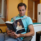 Matt Langione, a subject in the study, reads Jane Austen's Mansfield Park. Results from the study suggest that blood flow in the brain differs during leisurely and critical reading activities. Matt Langione, a subject in the study, reads Jane Austen's Mansfield Park. Results from the study suggest that blood flow in the brain differs during leisurely and critical reading activities.