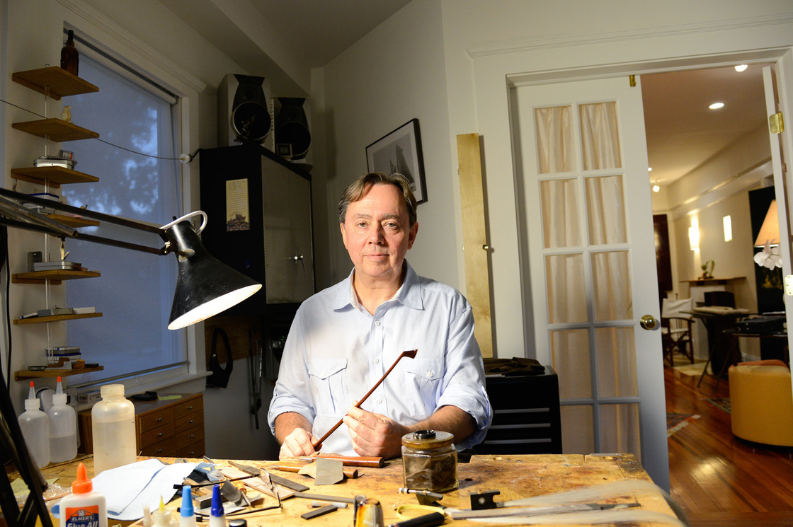 Over the past four decades, Benoit Rolland has made more than 1,400 bows for violins, violas and cellos.