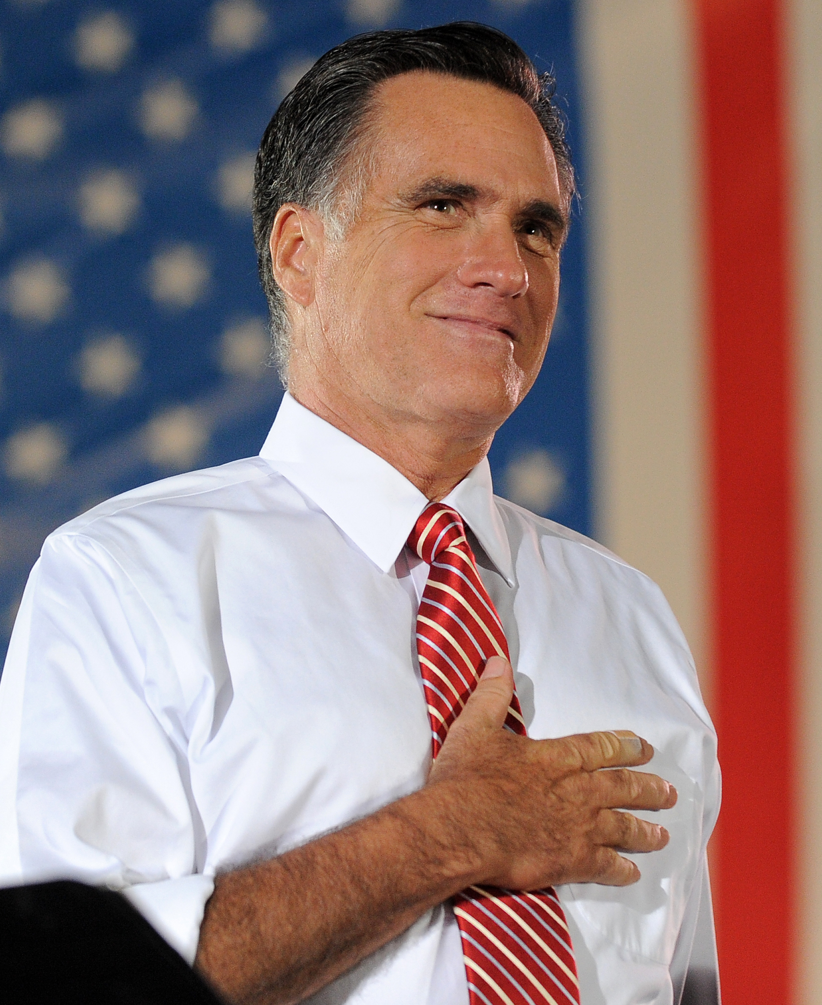 Republican presidential nominee Mitt Romney during a rally in Fishersville, Va., on Thursday.