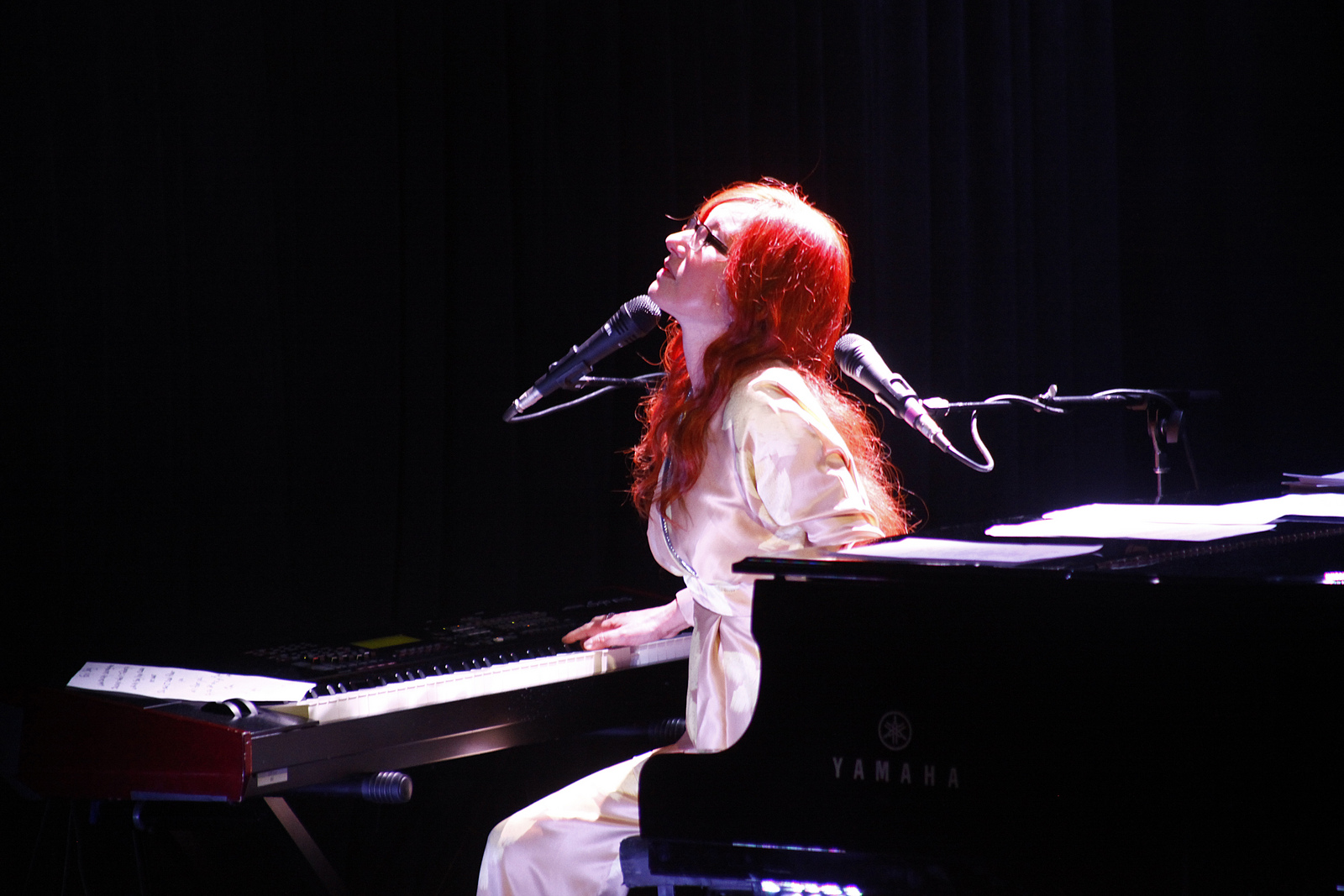 In an interview with NPR Music critic Ann Powers before the show, Amos said that her favorite lyric to sing after twenty years is "When you gonna make up your mind / When you gonna love you as much as I do" from "Winter." She ended the evening with that song.