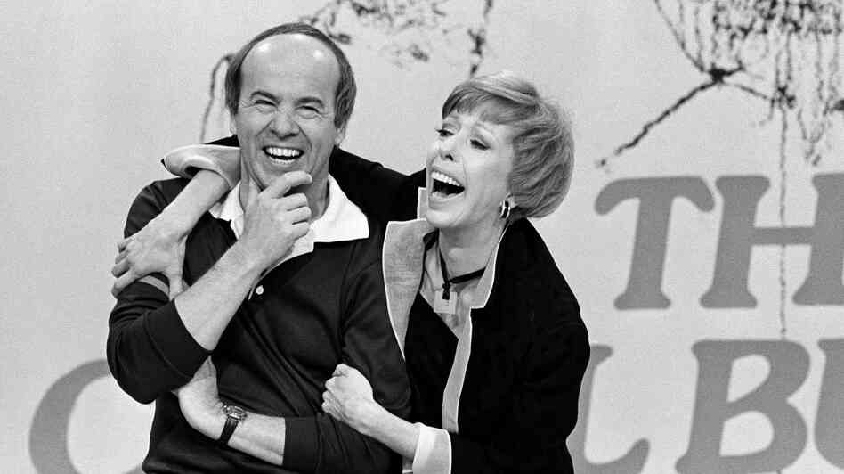 Carol Burnett shares a laugh with Tim Conway during taping of her final show , March 19, 1978 after 11 years of music and comedy on CBS. "I think it's classier to leave before you're asked to leave, " Miss Burnett said during a break in Friday's taping. "I'm proud of our show. I'm no dummy. It's time to put it to bed. "