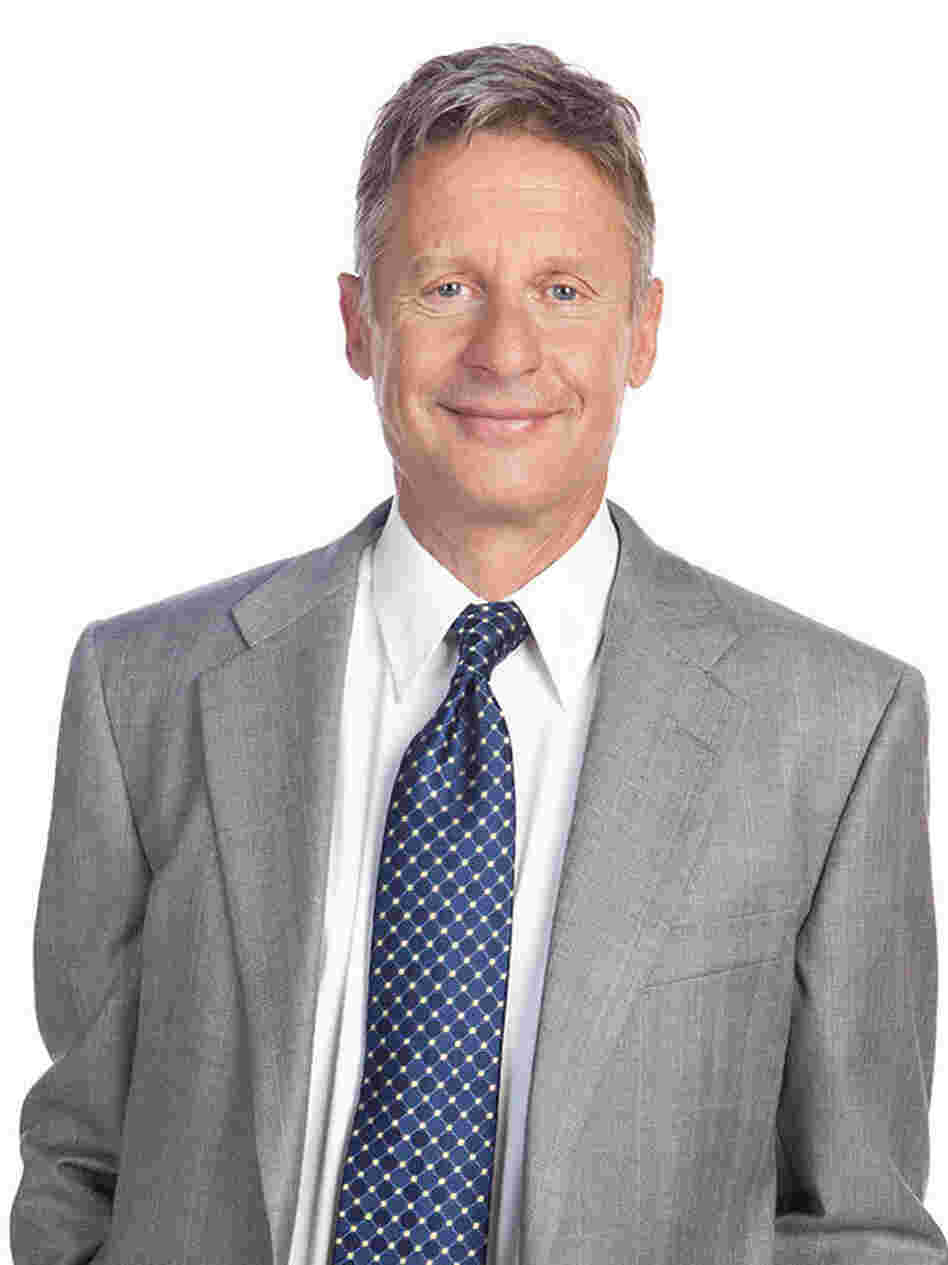 Gary Johnson, Libertarian Party nominee for president.