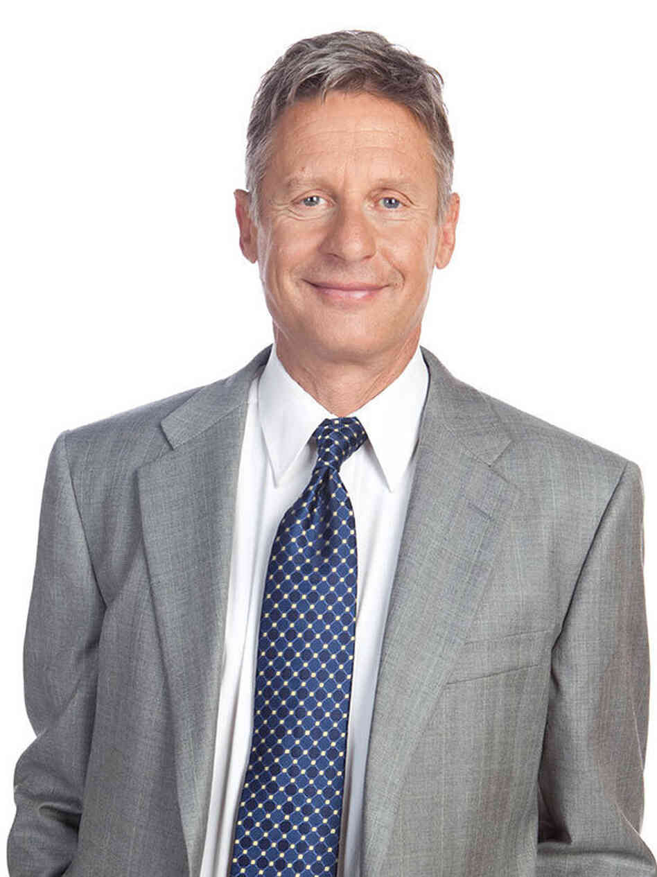 Gary Johnson, Libertarian Party nominee for president.