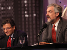 Daniel Pipes (right) and Dr. M. Zuhdi Jasser argue against the motion, "Better Elected Islamists Than Dictators." Daniel Pipes (right) and Dr. M. Zuhdi Jasser argue against the motion, "Better Elected Islamists Than Dictators."