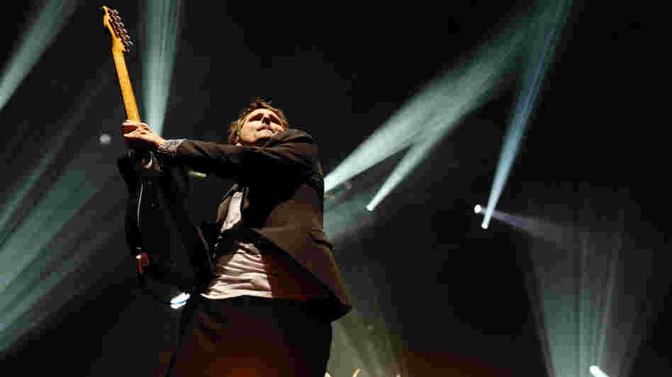 Muse's Matthew Bellamy includes the heartbeat of his son in utero on the song, "Follow Me." Muse's Matthew Bellamy includes the heartbeat of his son in utero on the song, "Follow Me."