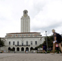 Students walk through the University of Texas, Austin, campus near the school's iconic tower on Sept. 27. Students walk through the University of Texas, Austin, campus near the school's iconic tower on Sept. 27.
