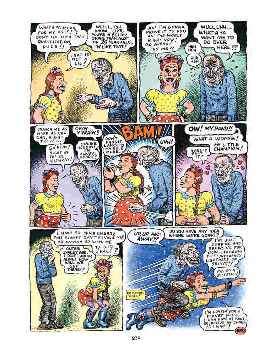 2: The legendary cartooning duo of R. Crumb and Aline Kominsky describe the ups and downs of their marriage, the obstacles faced by struggling artists and the way their lives changed after the birth of their daughter, Sophie.