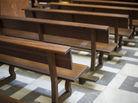 Empty pews. Empty pews.
