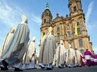 Bavarian bishops walk in a procession to the Basilica of the Fourteen Holy Helpers near Bad Staffelstein, Germany, in May. A decree by the German bishops' conference warns that German Catholics who do not pay a state church tax will be denied sacraments. Bavarian bishops walk in a procession to the Basilica of the Fourteen Holy Helpers near Bad Staffelstein, Germany, in May. A decree by the German bishops' conference warns that German Catholics who do not pay a state church tax will be denied sacraments.