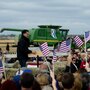 Mitt Romney on a farm in Van Meter, Iowa, on Tuesday. Mitt Romney on a farm in Van Meter, Iowa, on Tuesday.