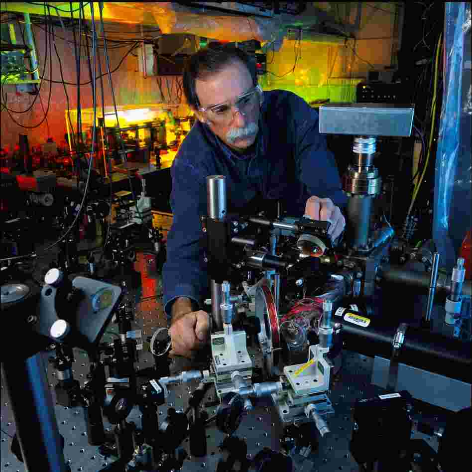 David Wineland. Illustration from the Nobel Prize website.