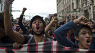Students take part in a demonstration to commemorate the massacre of Tlatelolco, in Mexico City, on Oct. 2, 2012. Students take part in a demonstration to commemorate the massacre of Tlatelolco, in Mexico City, on Oct. 2, 2012.