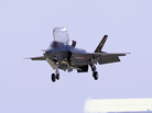 A Marine Corp F-35B Joint Strike Fighter lands at Patuxent Naval Air Station in Maryland in 2011. Analysts say that if mandatory Pentagon budget cuts are imposed next year, fewer new planes could ultimately be ordered. A Marine Corp F-35B Joint Strike Fighter lands at Patuxent Naval Air Station in Maryland in 2011. Analysts say that if mandatory Pentagon budget cuts are imposed next year, fewer new planes could ultimately be ordered.