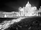 Thousands of faithful Catholics carry torches in a procession in St. Peter's Square in Vatican City on Oct. 11, 1962, the opening day of the historic Second Vatican Council. Over a three-year period, more than 2,000 bishops from around the world issued 16 landmark documents, which championed a more inclusive, less hierarchical and open church. Thousands of faithful Catholics carry torches in a procession in St. Peter's Square in Vatican City on Oct. 11, 1962, the opening day of the historic Second Vatican Council. Over a three-year period, more than 2,000 bishops from around the world issued 16 landmark documents, which championed a more inclusive, less hierarchical and open church.