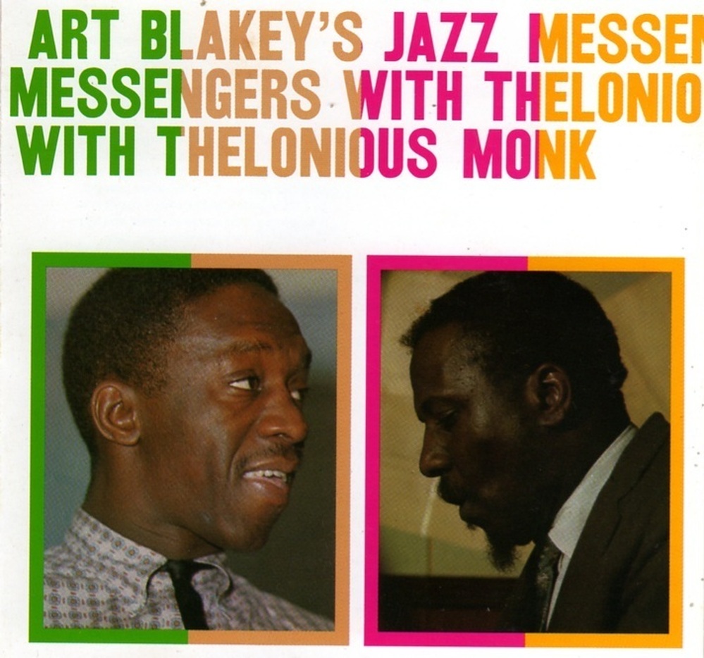 Cover art to the 1957 recording Art Blakey's Jazz Messengers With Thelonious Monk.