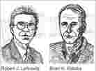 This year's winners of the Chemistry Nobel: Robert Lefkowitz (left) and Brian Kobilka.