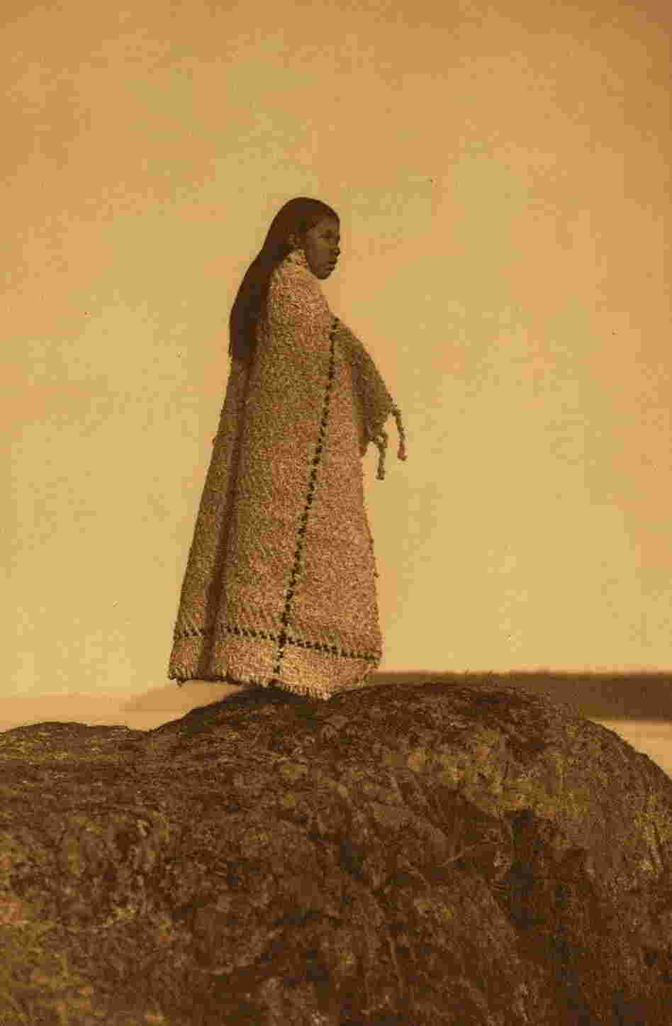 The caption for this photo reads simply, "Cowichan girl." The caption for this photo reads simply, "Cowichan girl."