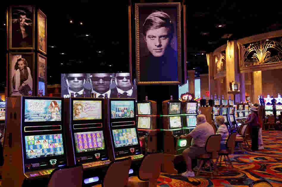 Gamblers play slots during the grand opening of the Hollywood Casino in Toledo, Ohio, in May. It was the second casino to open in the state.