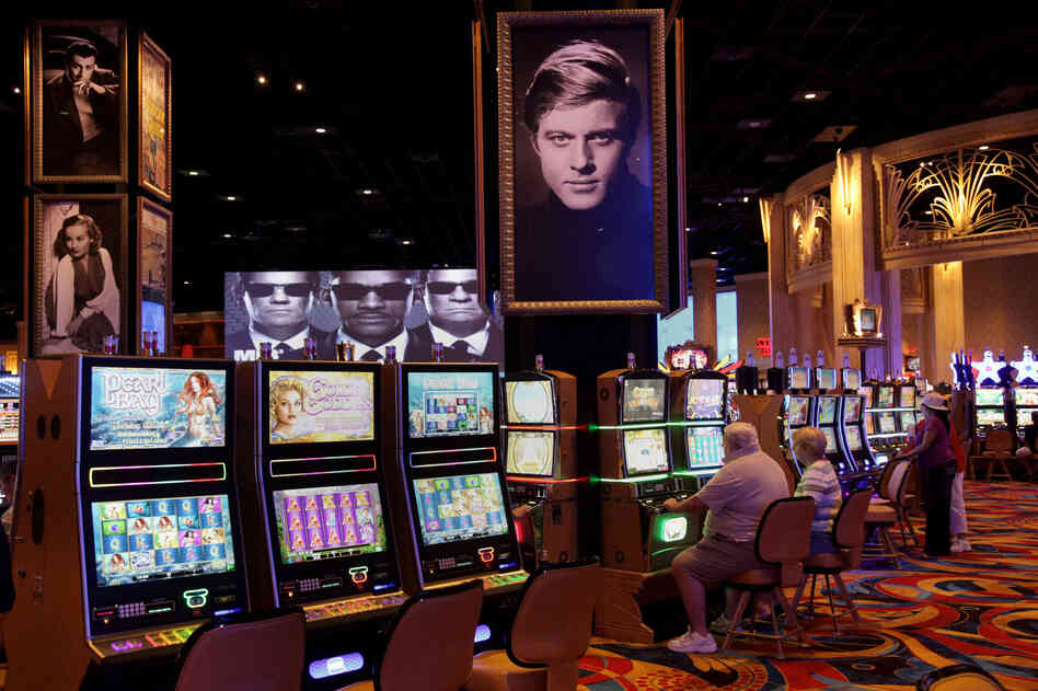 Gamblers play slots during the grand opening of the Hollywood Casino in Toledo, Ohio, in May. It was the second casino to open in the state.