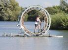 The hamster wheel, before she sank. The hamster wheel, before she sank.