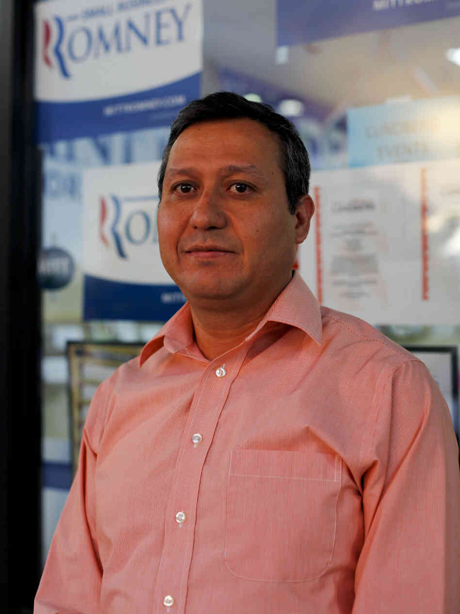 Joseph Andujo says he believes Latinos and the Republican Party share the values of "faith, family, freedom."