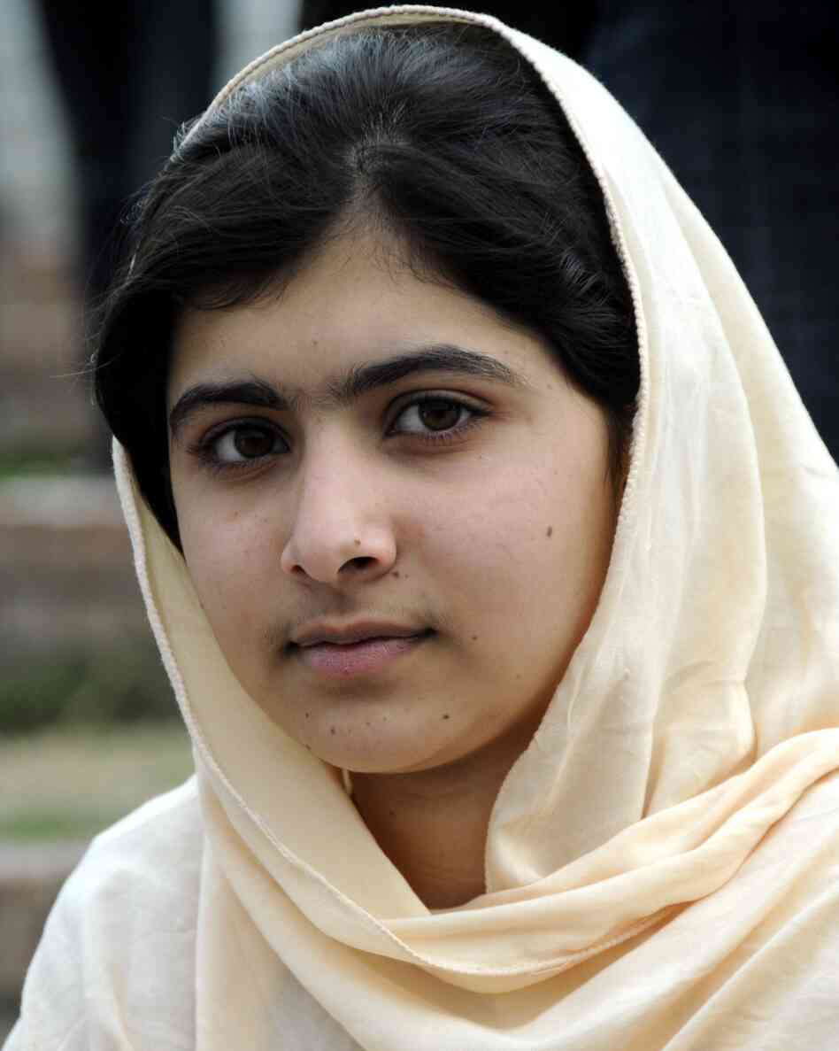 Malala Yousafzai in March 2012.