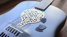 Industrial engineer Scott Summit made this guitar out of nylon powder. Industrial engineer Scott Summit made this guitar out of nylon powder.