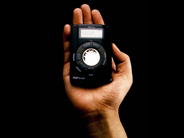 The Hardware: The Rio, a portable MP3 player introduced by Diamond Multimedia in 1998, had 32MB of internal memory, just about enough to hold one 35-minute album of MP3s encoded at 128 kBps.