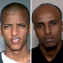 Abdifatah Yusuf Isse (center) and Salah Osman Ahmed (right) are among more than 20 young men who left Minnesota since 2007 to join al-Shabab. They are testifying against Mahamud Said Omar (left), who is accused of helping to send fighters and money to the al-Qaida-linked group in Somalia.