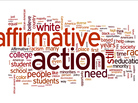 A word cloud of listener responses to the question, "Is there still a place for affirmative action in 2012, and why?" A word cloud of listener responses to the question, "Is there still a place for affirmative action in 2012, and why?"