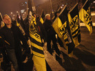 Neo-Nazis and their sympathizers march on Feb. 13 to commemorate the World War II firebombing of Dresden, Germany, by Allied planes. Concerns about far-right extremism have grown in Germany after the discovery last year of an extreme far-right cell believed to have carried out a decade-long crime spree, including the murder of 10 people, mainly Turkish shopkeepers, bank robberies and bombs. Neo-Nazis and their sympathizers march on Feb. 13 to commemorate the World War II firebombing of Dresden, Germany, by Allied planes. Concerns about far-right extremism have grown in Germany after the discovery last year of an extreme far-right cell believed to have carried out a decade-long crime spree, including the murder of 10 people, mainly Turkish shopkeepers, bank robberies and bombs.