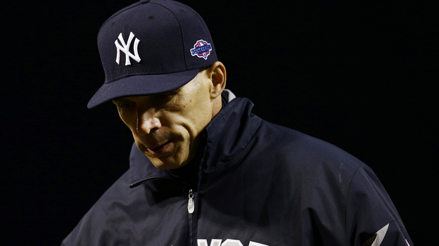 New York Yankees manager Joe Girardi during Monday's game against the Baltimore Orioles. (AP)