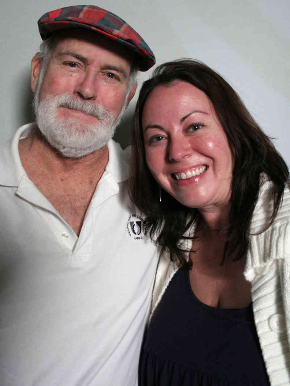 Joel Healy and his daughter, Kelli Healy Salazar. Healy was a 17-year-old Army soldier in 1957 when he witnessed Operation Plumbbob, one of the largest nuclear bomb tests ever conducted on American soil.