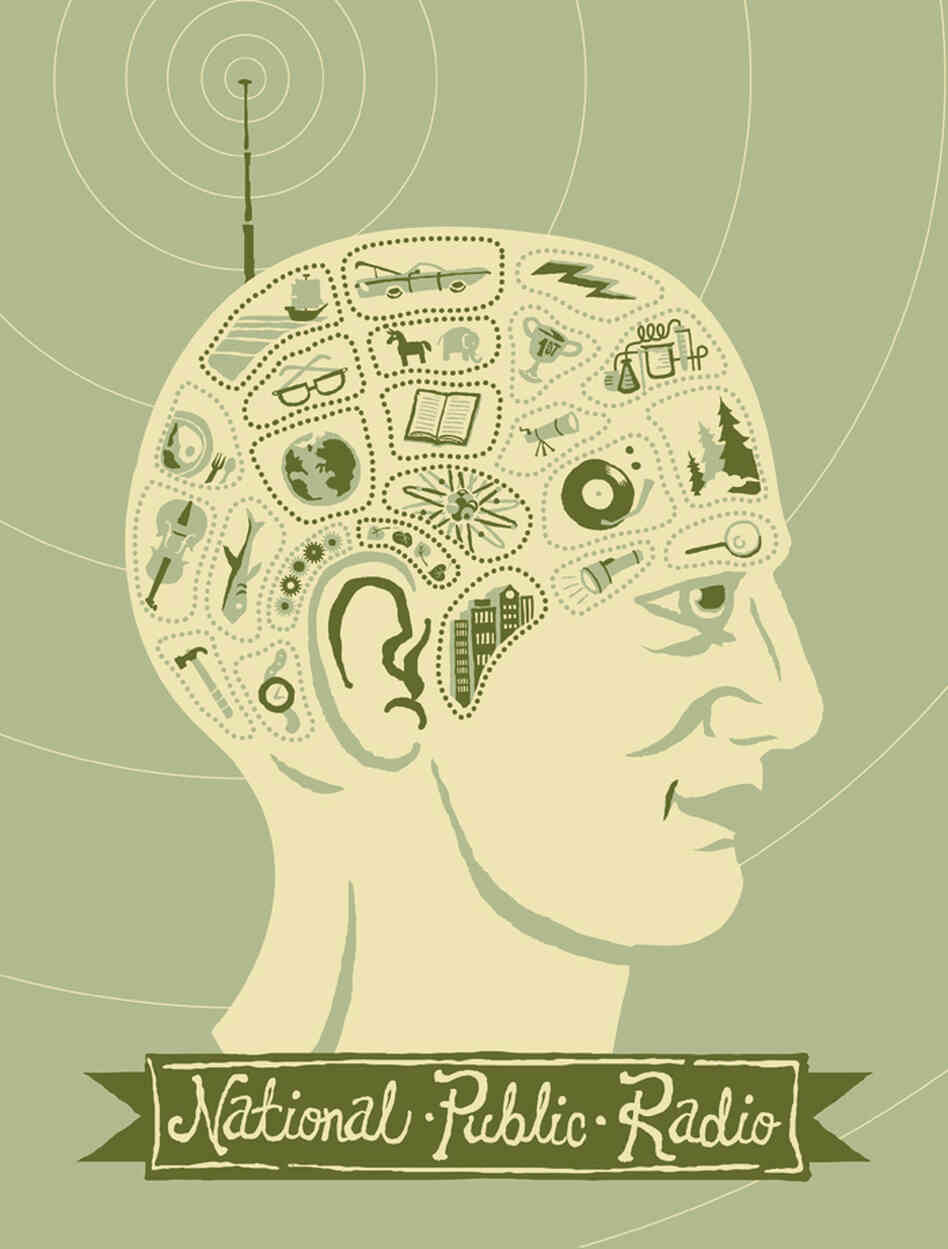Travis Bone's art for the 2013 NPR Wall Calendar.