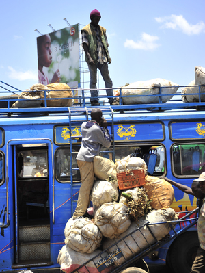 Many Kenyans, who live in cities like Nairobi, also have deep roots in rural villages and travel there often. This travel pattern plays a critical role in spreading malaria around Kenya. Many Kenyans, who live in cities like Nairobi, also have deep roots in rural villages and travel there often. This travel pattern plays a critical role in spreading malaria around Kenya.