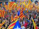 Supporters of independence for Catalonia demonstrate on Sept. 11 in Barcelona to mark the National Day of Catalonia, amid growing protests over Spain's financial crisis. Supporters of independence for Catalonia demonstrate on Sept. 11 in Barcelona to mark the National Day of Catalonia, amid growing protests over Spain's financial crisis.
