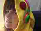 Willow in her Pikachu costume.