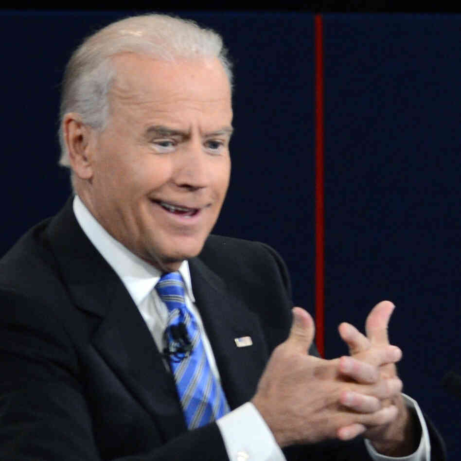 Vice President Biden thought much of what his opponent said Thursday night was malarkey, and his face often showed what he was thinking.