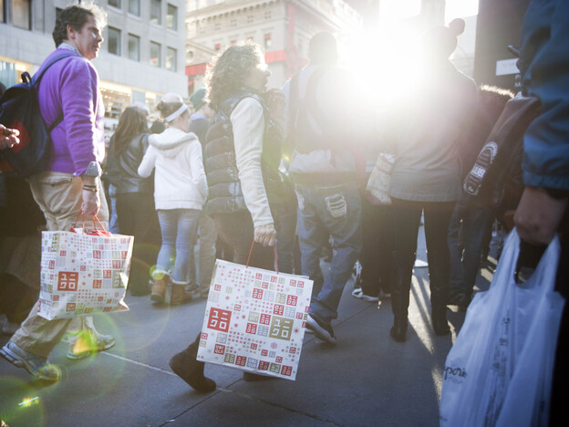 "Black Friday" 2011 in Manhattan: Retailers hope to see shoppers out again in force this holiday season. If confidence stays high, they may get their wish.