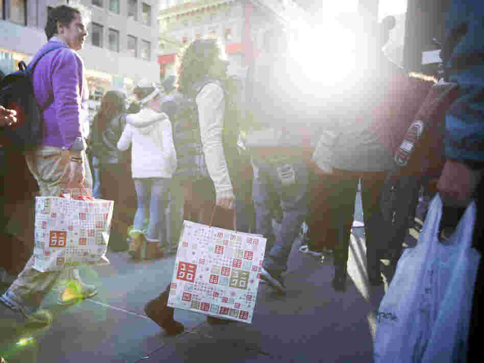 "Black Friday" 2011 in Manhattan: Retailers hope to see shoppers out again in force this holiday season. If confidence stays high, they may get their wish.