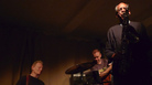 The late John Tchicai (right) performs in London in 2010, with drummer Tony Marsh and bassist John Edwards. The late John Tchicai (right) performs in London in 2010, with drummer Tony Marsh and bassist John Edwards.
