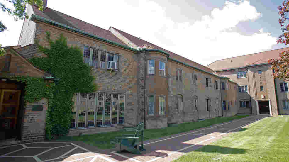 Republican presidential candidate Mitt Romney lived in Stevens Hall while he was attending Cranbrook School in Bloomfield Hills, Mich.