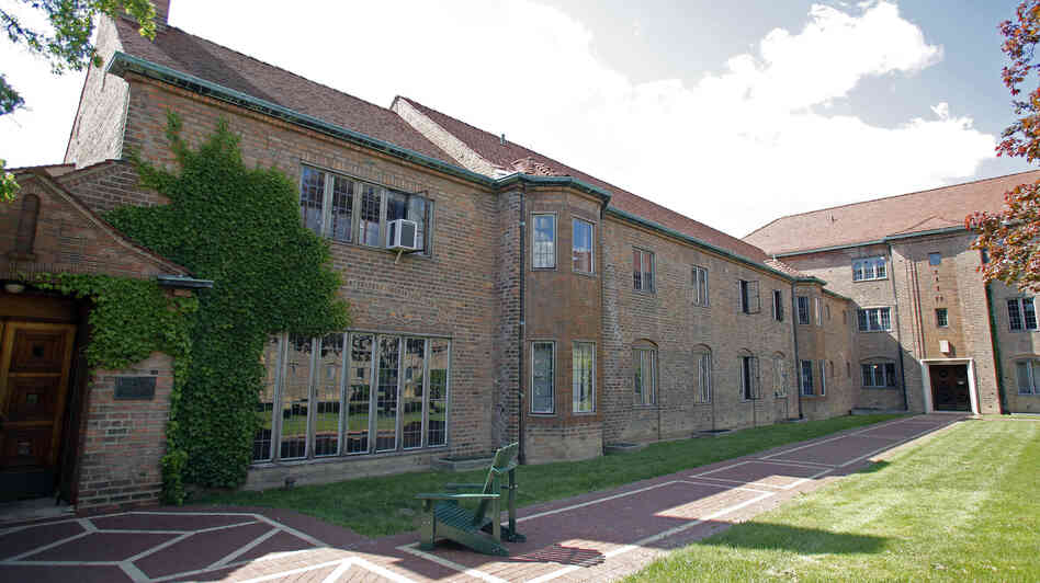 Republican presidential candidate Mitt Romney lived in Stevens Hall while he was attending Cranbrook School in Bloomfield Hills, Mich.