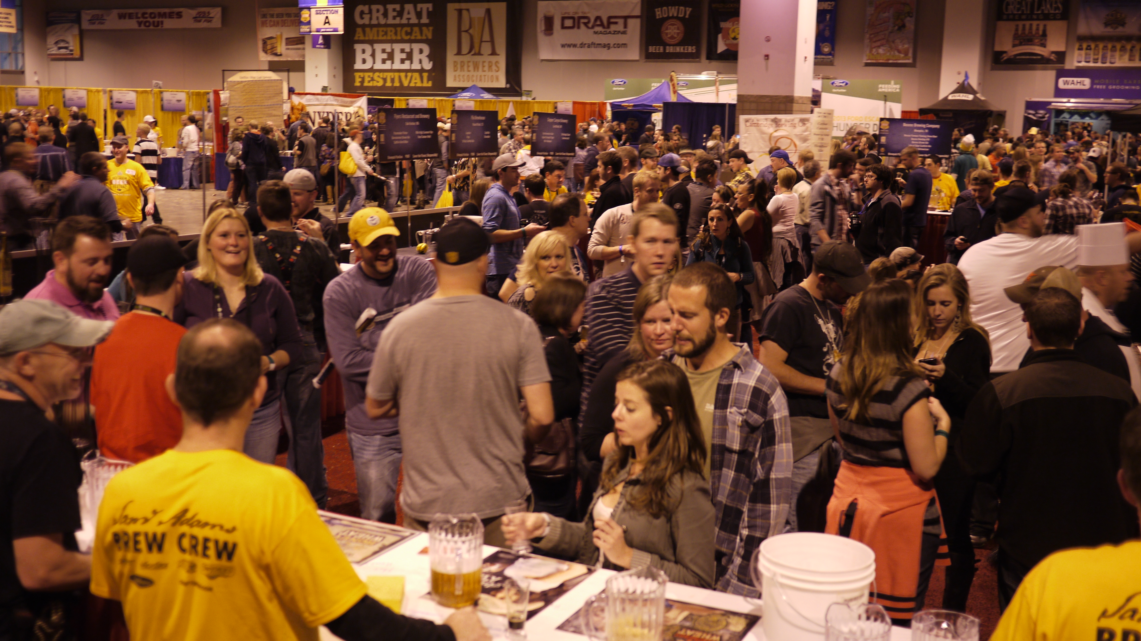 Some 49,000 people came to Denver for the 2012 Great American Beer Festival, which featured a record 2,700 beers in the festival hall. Some 49,000 people came to Denver for the 2012 Great American Beer Festival, which featured a record 2,700 beers in the festival hall.