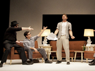 The cast rehearses a scene from Jack Kerouac's only play, The Beat Generation. The cast rehearses a scene from Jack Kerouac's only play, The Beat Generation.