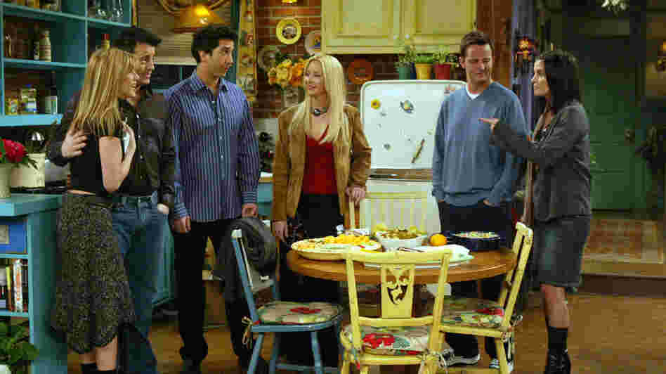 From Friends: Jennifer Aniston, Matt LeBlanc, David Schwimmer, Lisa Kudrow, Matthew Perry and Courteney Cox. But you knew that.