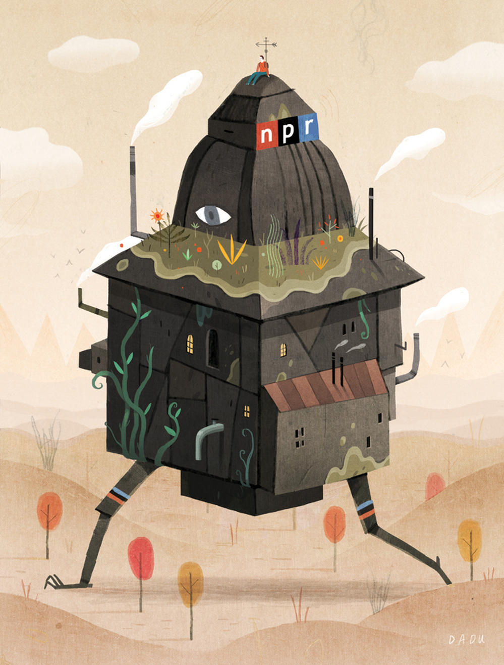 Dadu Shin's artwork for the 2013 NPR Wall Calendar.