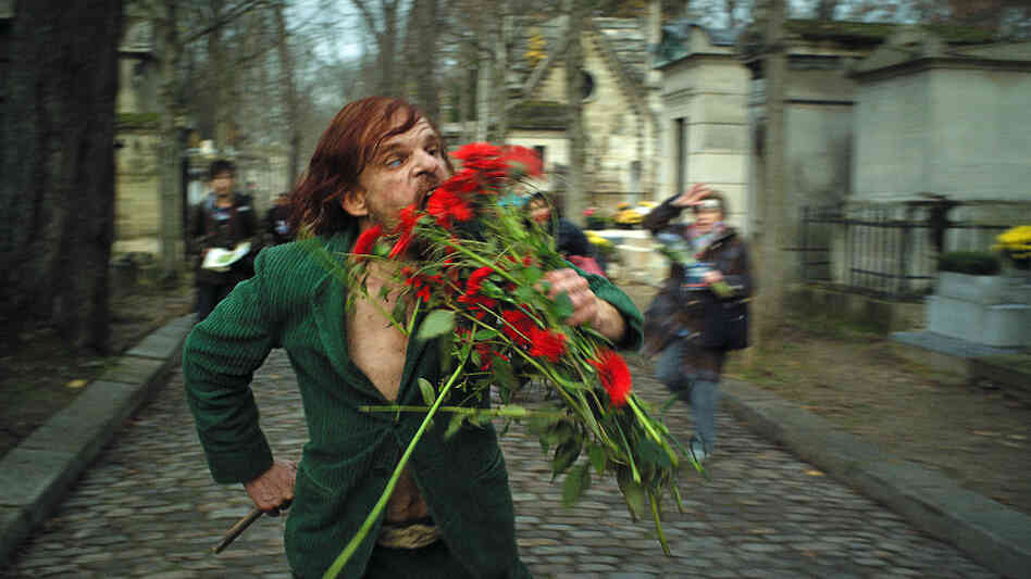 Monsieur Oscar (Denis Lavant) becomes many different characters over the course of Holy Motors.