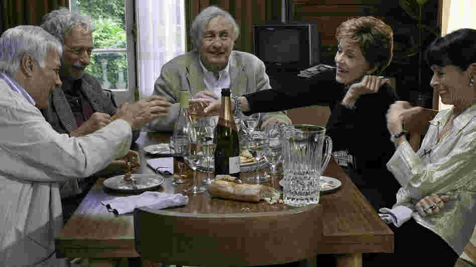 Five friends decide to move in together as an alternative to retirement-home living in the French-language dramedy All Together. Five friends decide to move in together as an alternative to retirement-home living in the French-language dramedy All Together.